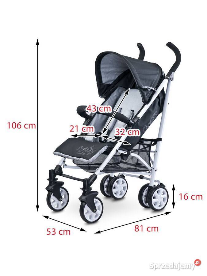 Wózek spacerowy CARETERO Moby Spacerówki Poznań