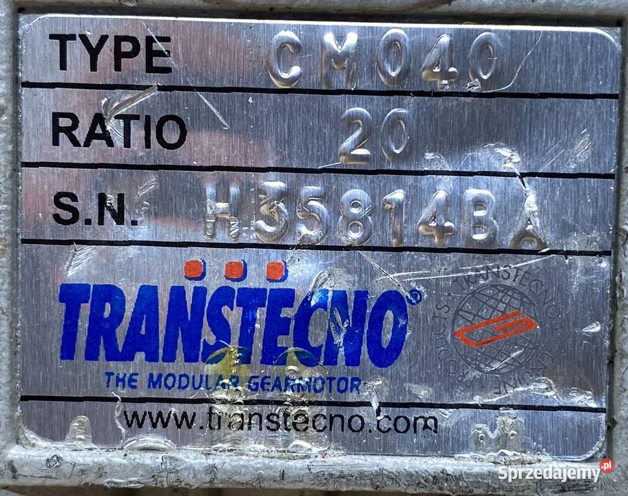 motoreduktor przekładnia 025kW 68obr 3fazowy sprzedam