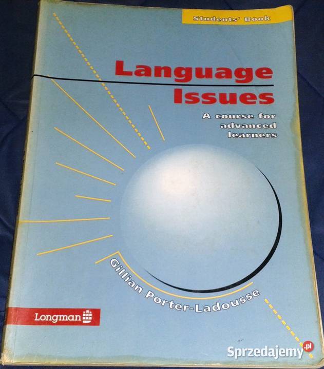 Language Issues Gillian PorterLadousse Chełm