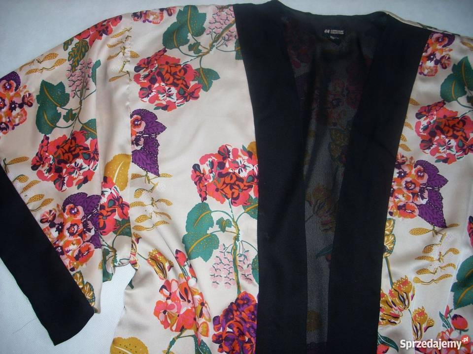 HM elegancka narzutka KWIATY hit j NOWA M L XL Nowy Sącz