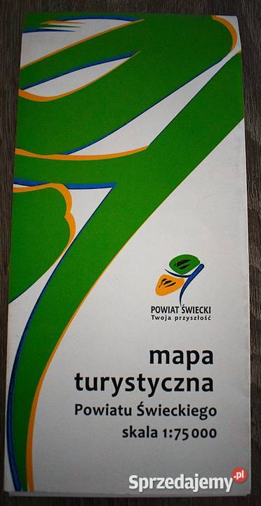 Mapa turystyczna powiatu Świeckiego atrakcje Chełmno