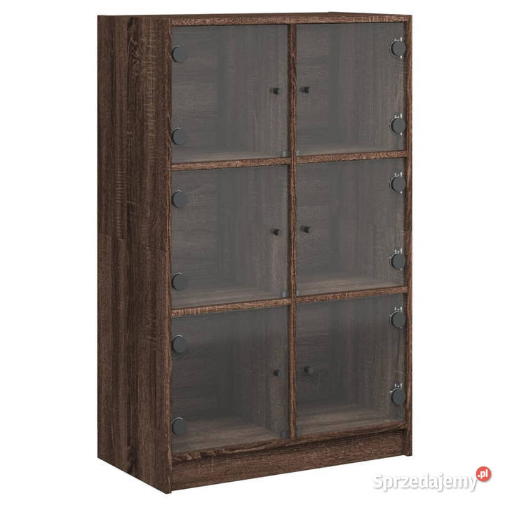 Szafka z drzwiczkami brązowy dąb 68x37x109 Warszawa