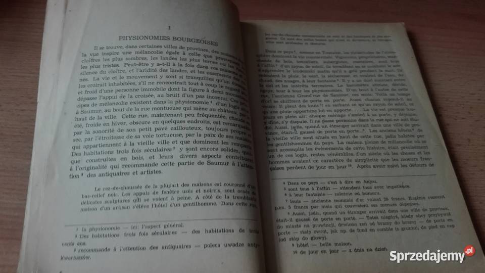 Eugnie Grandet Honor de Balzac Lektura Rok wydania 1953 Gdańsk
