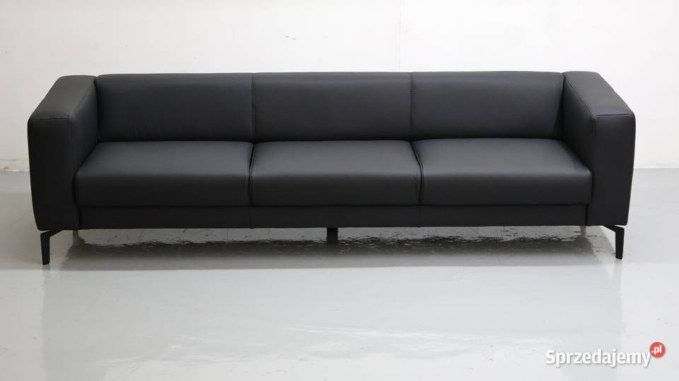TBE 3 osobowa big sofa kanapa SKÓRA naturalna 250cm Sofy i kanapy Poznań
