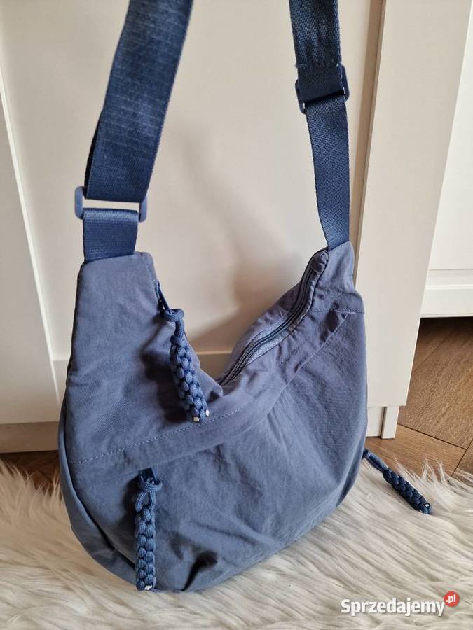 Torba na ramię niebieska miejska torebka dolnośląskie Kłodzko
