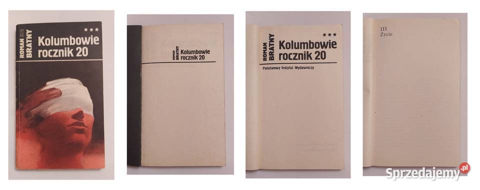 KOLUMBOWIE ROCZNIK 20 Roman Bratny TOM 1 3 podlaskie Hajnówka sprzedam