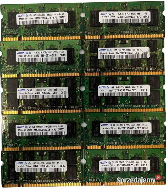 Pamięć RAM 1 GB DDR2 Samsung Sprawna większa