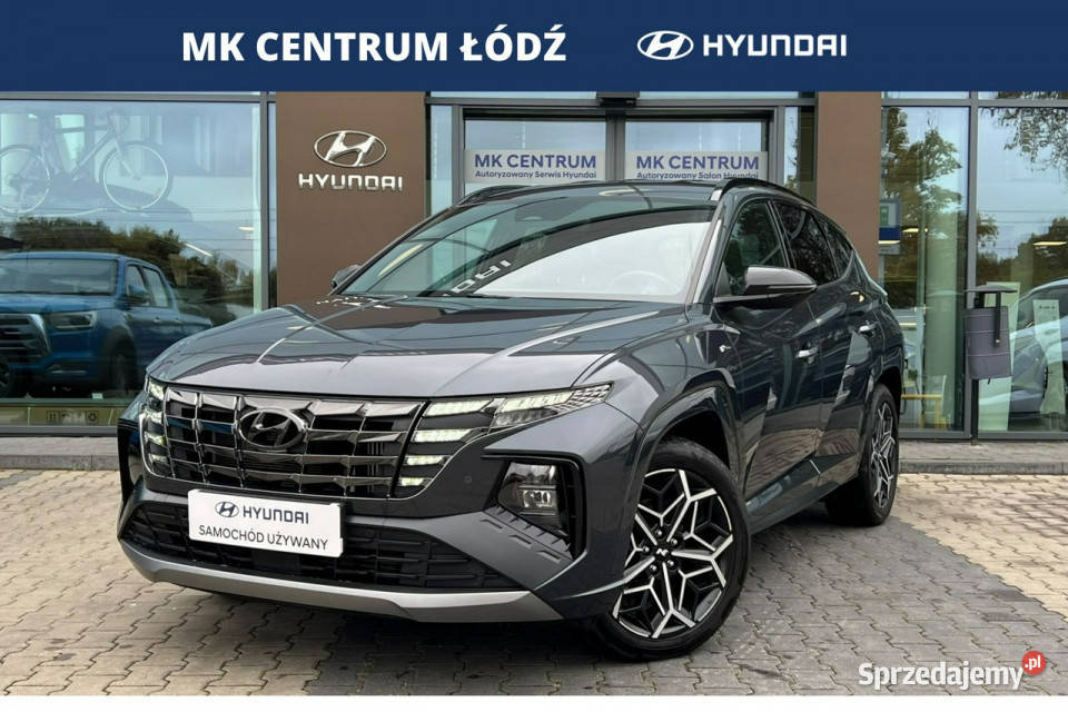 Hyundai Tucson 16TGDI 48V 180 4WD N Line Salon asystent pasa ruchu Tucson łódzkie Piotrków Trybunalski