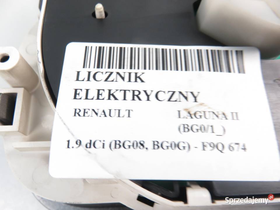 LICZNIK RENAULT LAGUNA II 19 dCi 8200024236B