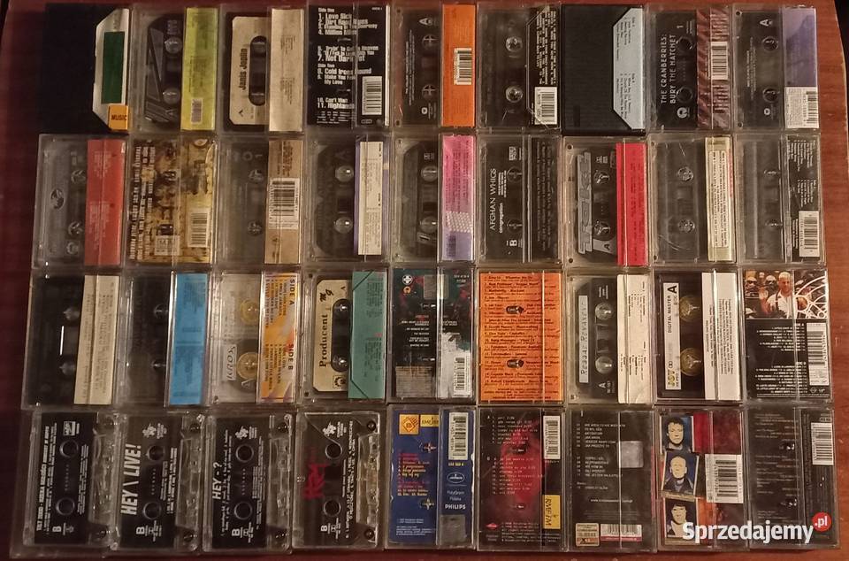 Kasety magnetofonowe 34 zestaw grunge rock pop Elbląg