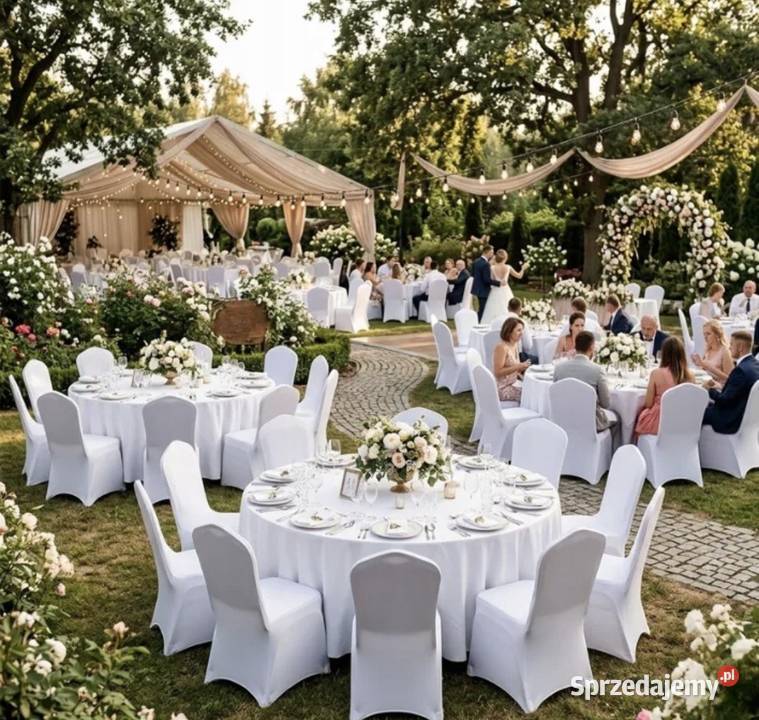 Wynajmę pokrowce na krzesła idealne na wesele Rudna