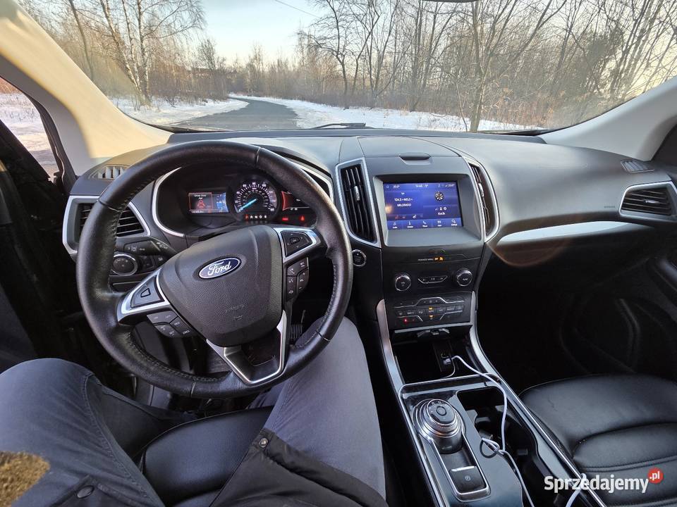 Ford Edge SEL 20 FWD benzyna 2019 zadbany wielofunkcyjna kierownica Łódź
