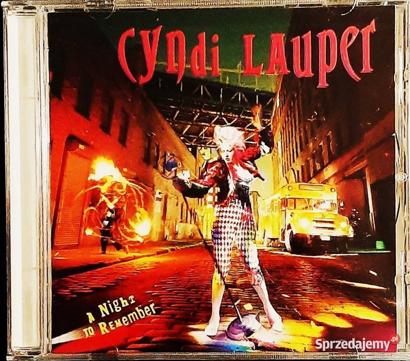 Znakomity Album CD CYNDI LAUPER Album Night To Katowice