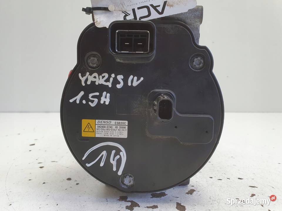 Toyota Yaris IV 15 H KOMPRESOR KLIMATYZACJI Chełm sprzedam