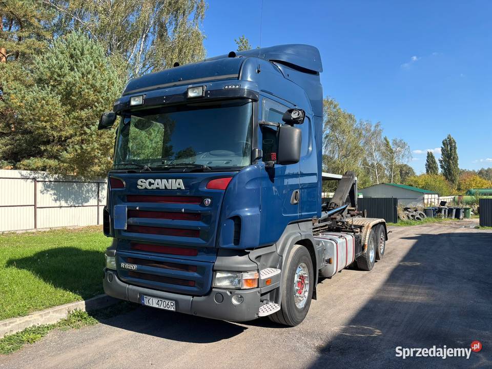 Scania R440 LB 6x2 hakowiec Kontenery Piekoszów sprzedam