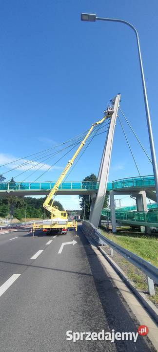 Usługi podnośnikiem koszowym zwyżka podnośnik Lubliniec