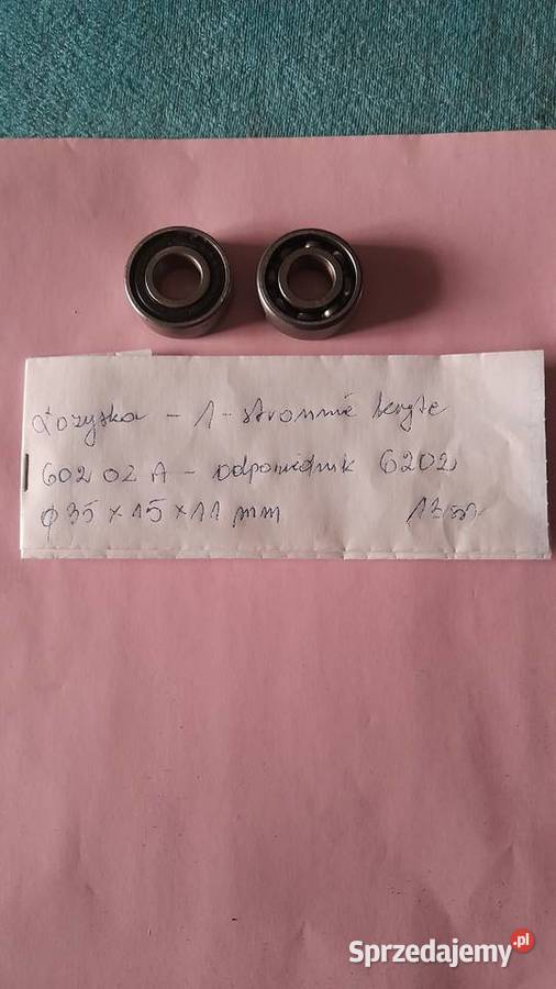 Łożyska kulkowe 6202 Kurów