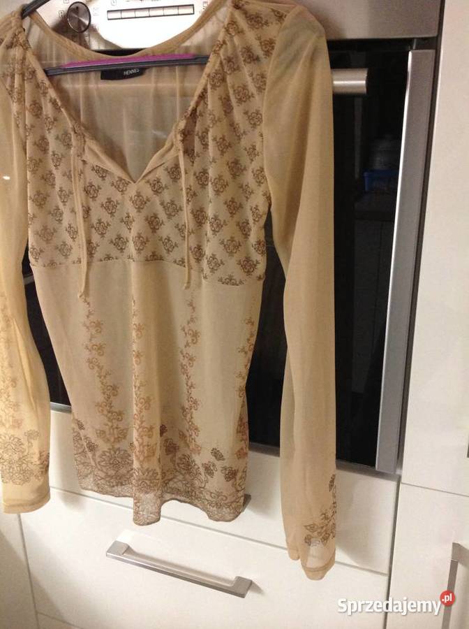 Bluzka Mgiełka Damska HENNES by HM r S Nude lubuskie Nowa Sól