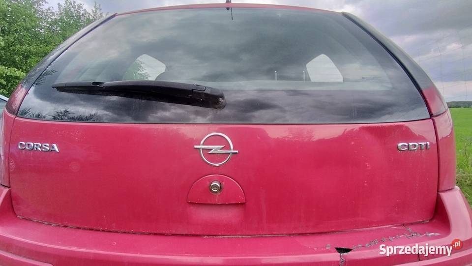 Klapa tył Opel Corsa C lift kujawsko-pomorskie Bydgoszcz