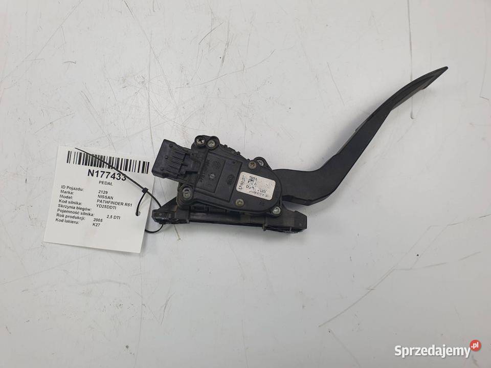 PEDAŁ NISSAN PATHFINDER R51 POTENCJOMETR osobowe