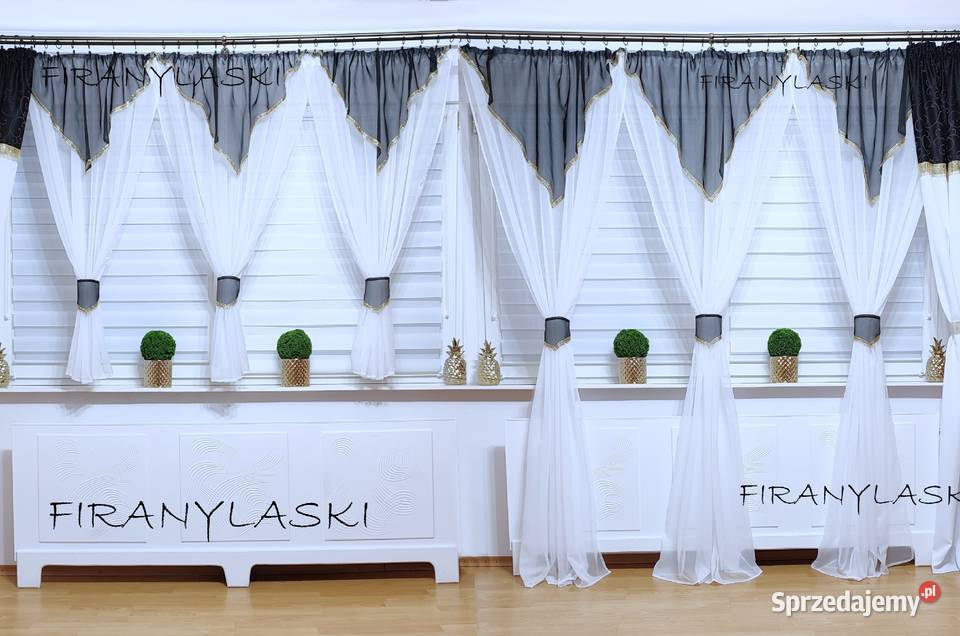 Firany Firanki Gotowe balkonowe do pokoju salonu Lubartów