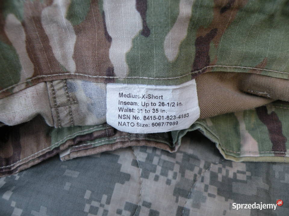 Spodnie ACU multicam ocp medium x short Wrocław