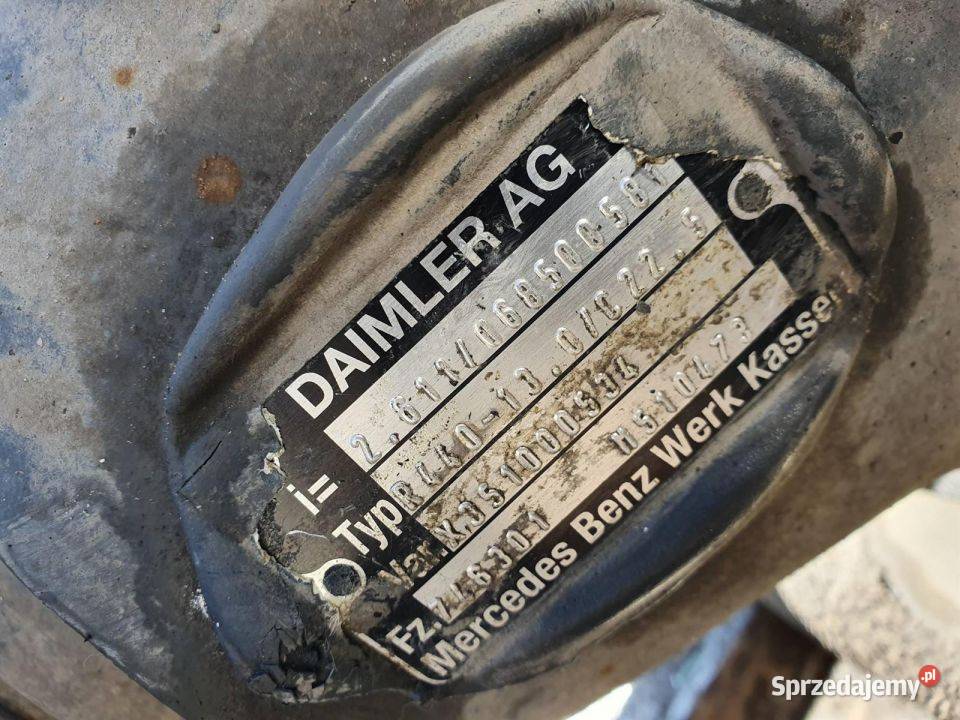 MOST TYLNY MERCEDES ACTROS 1945 MP4 2611 R440 osobowe kujawsko-pomorskie Lipno