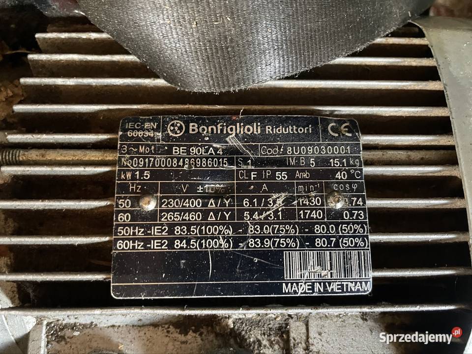 Motoreduktor Bonfiglioli 15kW 1430143 obr Produkcja