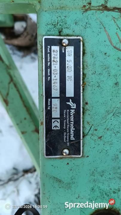 Części Kverneland SM 530TC kosiarka dyskowa rama Biskupiec sprzedam