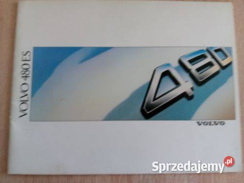 Volvo 480 prospekt Pozostałe Oblekoń sprzedam