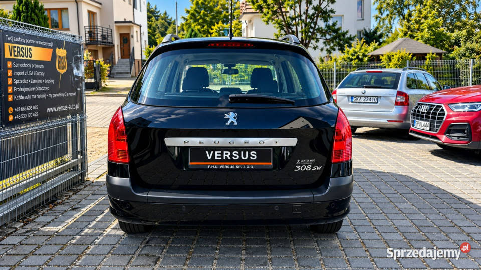 Peugeot 308 16 diesel 90 1 rej 2011 wnętrze tempomat