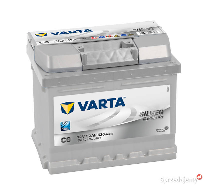 Akumulator Varta Silver Dynamic 12V 52Ah 520A C6 wielkopolskie Luboń