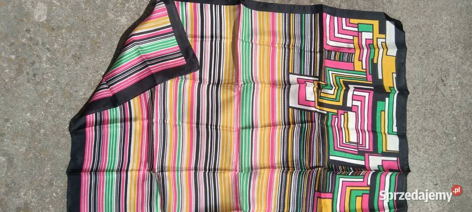 Szal apaszka 6 PRL Koło