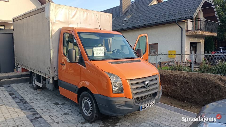 Volkswagen Crafter skrzynia plandeka diesel Volkswagen małopolskie Nowy Sącz