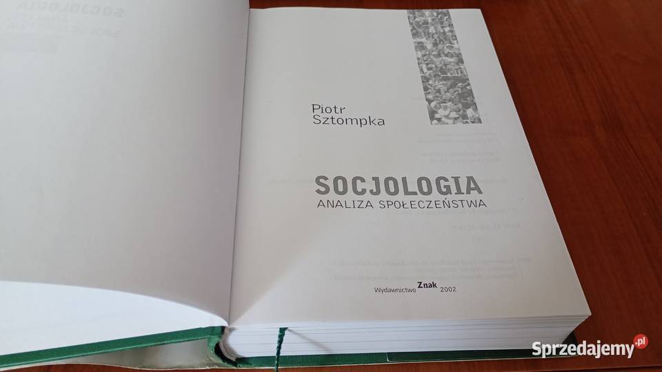 Socjologia analiza społeczeństwa Piotr Sztompka studia pomorskie