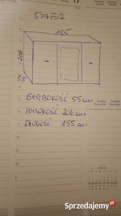 Szafa z lustrem BRW Częstochowa