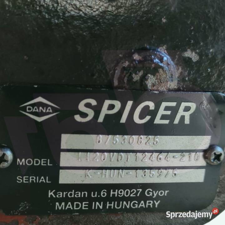 Skrzynia Powershift Dana Spicer 87530825 Manitou Wilkowo