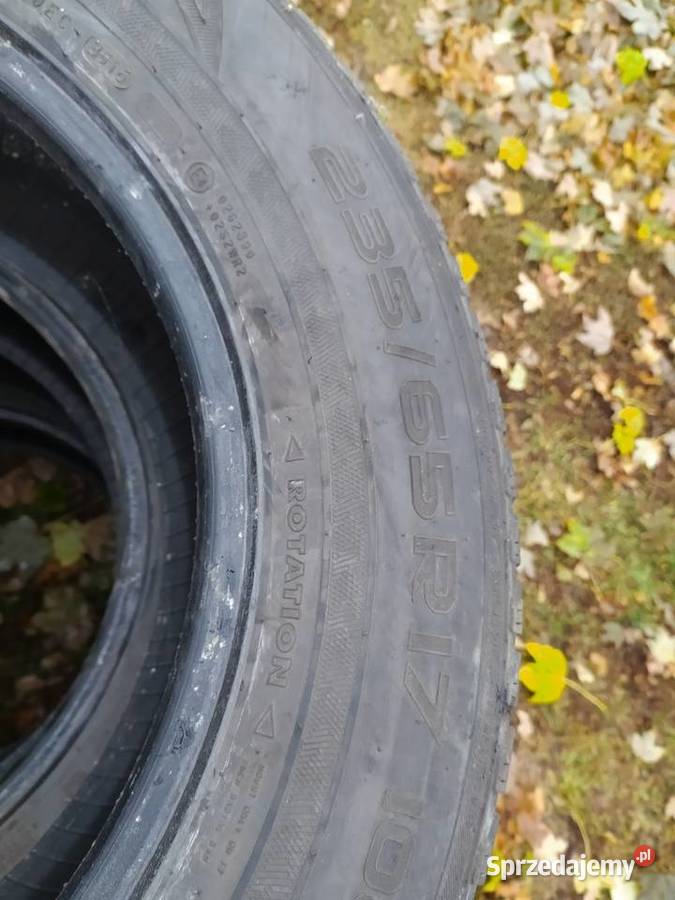 Sprzedam opony zimowe 23565R17 lubelskie Tomaszów Lubelski