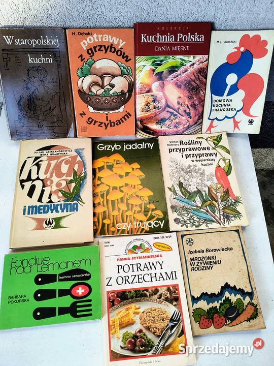 książki kucharskie vintage Kraków