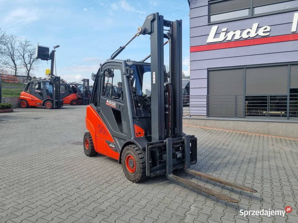 Gazowy wózek widłowy Linde H30T02 Triplex sprzedam