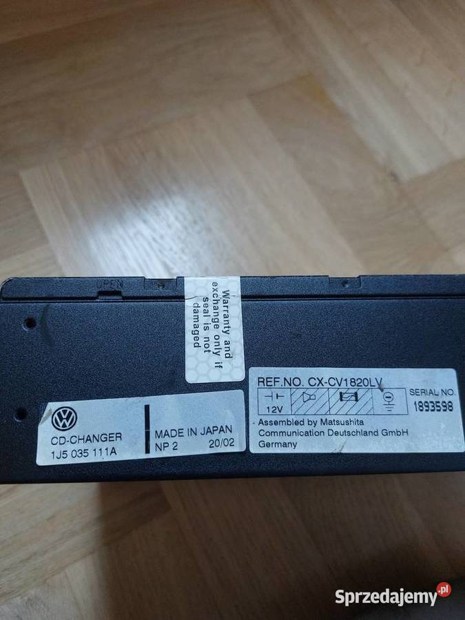ZMIENIARKA CD SKODA SEAT AUDI 1J5035111A Cholerzyn