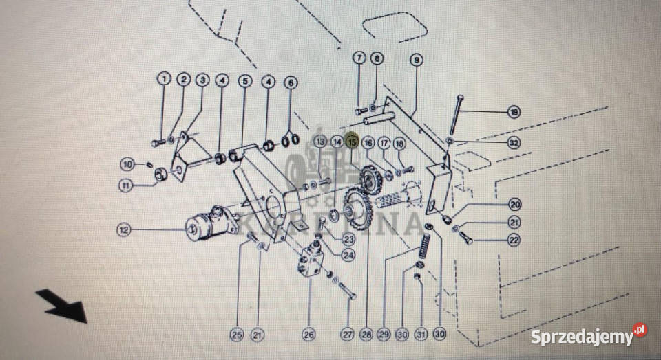 Koło Zębate Do Class Mega 370360 sprzedam