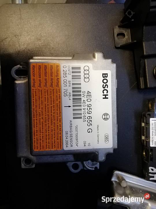 4E0959655G sensor moduł AIRBAG Audi A8 D3 wyposażenie elektryczne