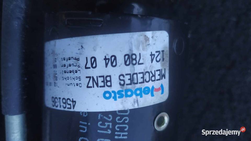MercedesBenz E W124 1993 Silniczki szyberdachu Układ elektryczny, zapłon Łagiewniki sprzedam