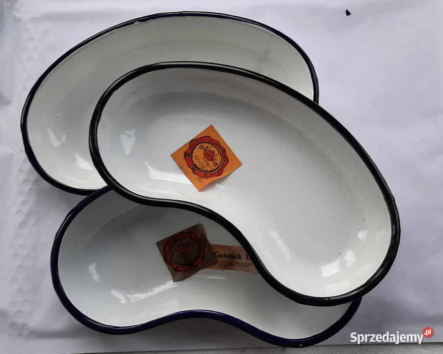 Medyczna miska nerkowata OLKUSZ 22 pamiątki PRL