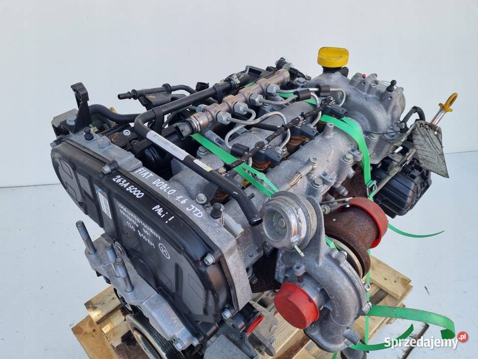 SILNIK KOMPLET Fiat Doblo II 16 JTD MJET Rudka