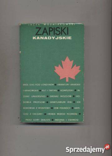 Zapiski kanadyjskie Pozostałe zachodniopomorskie Szczecin