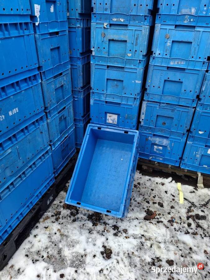 Pojemniki plastikowe 60x40x30 skrzynki Gliwice
