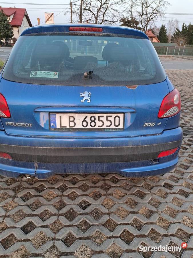 Peugeot 206 plus 2011 249000km lubelskie Biała Podlaska