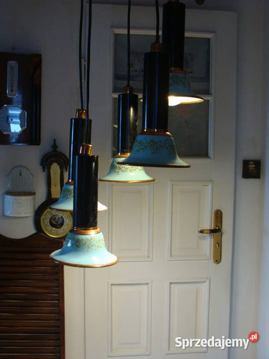 Stylowy lampa kaskadowa z lat 70 Wrocław